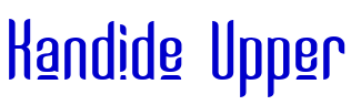 Kandide Upper लिपि